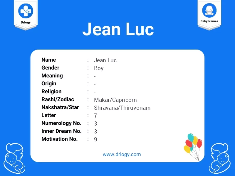 Jean Luc Name Meaning